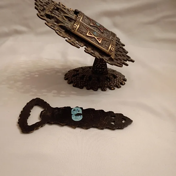 Decorative Metal Judaica Set - Picture 3 of 3